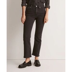 Madewell Kick Out Crop Mid-Rise Jeans Starkey Wash